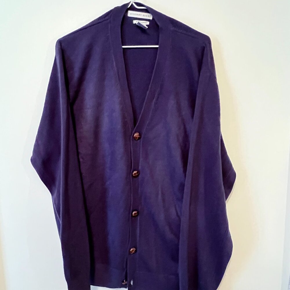 Men's Geoffrey Beene Cardigan Sweater, Size XL, Acryllic